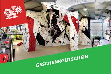 Geschenkgutschein für die Kletterhalle | © DAV AB